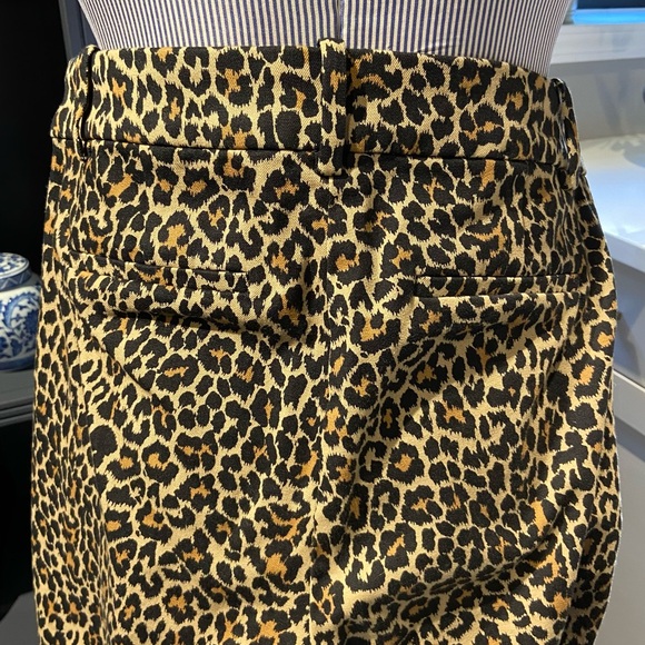 J. Crew Leopard Print Winnie Ankle Pant – Size 0 - Picture 7 of 7